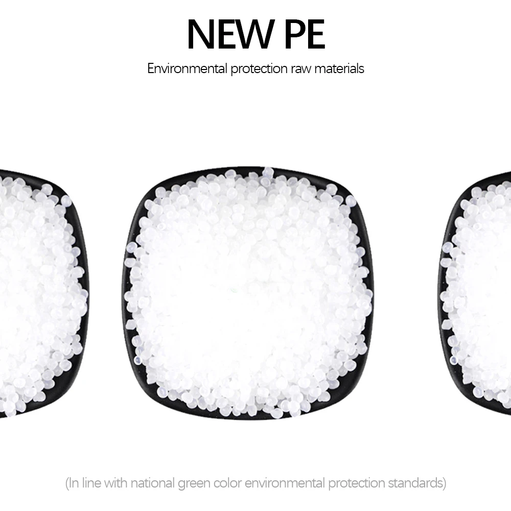 

100Pcs/5 Rolls Trash Bags Disposable Household Plastic Thickened Portable Hand Garbage Bags for Home Bathroom Kitchen Trash Can