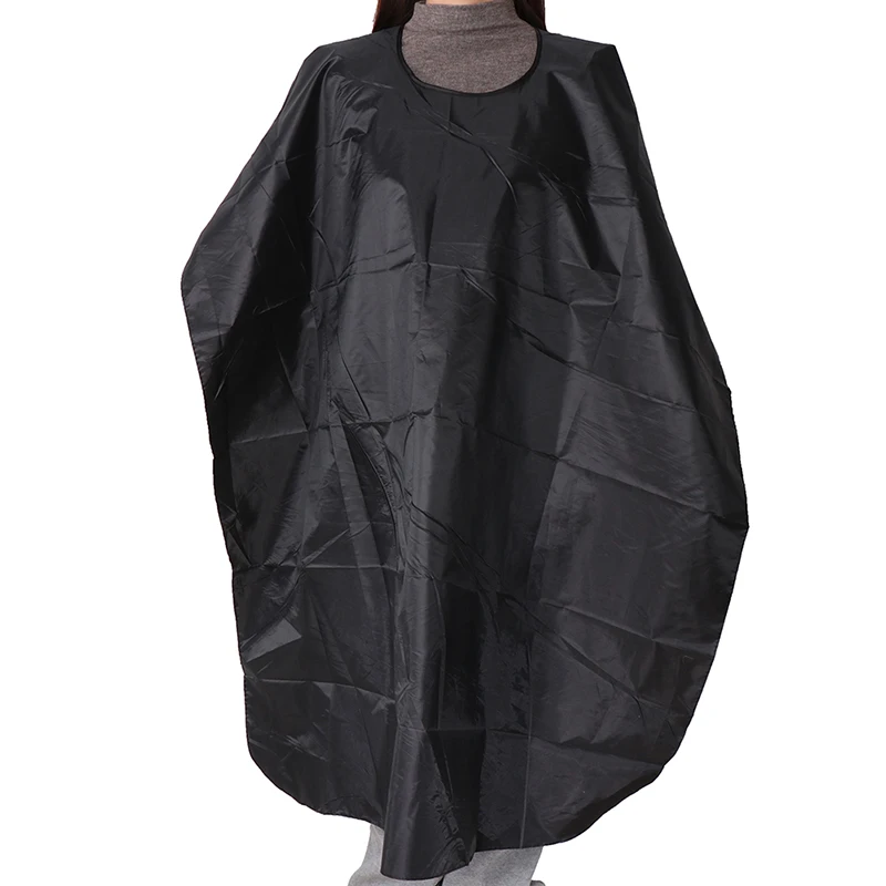 

Professional Hair-Cut Salon Barber Cloth Wrap Protect Gown Apron Waterproof Cutting Gown Hair Cloth Wrap Black Hairdressing Cape