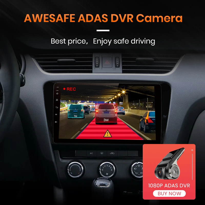 AWESAFE PX9 для SKODA Octavia 2013 2014 2015 2016 2018 A7 Автомобильный мультимедийный видео плеер GPS No 2