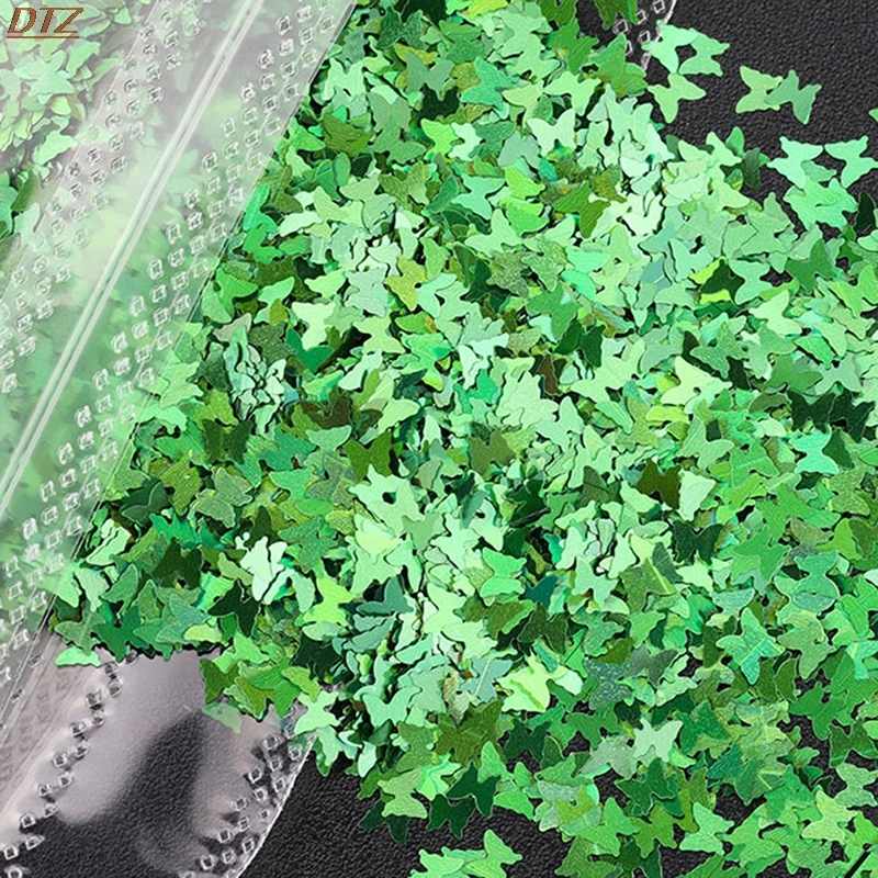 Новинка голографическая металлическая бабочка для ногтей 3D цветной лазер дизайн