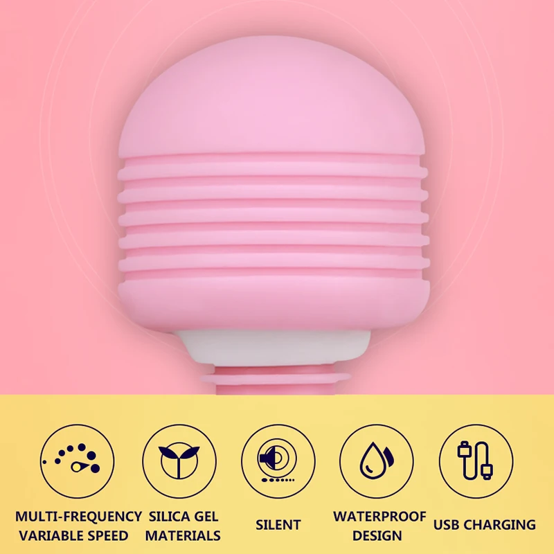 Регулируемый секс продукт HEYIYI Мощный Тихий Вибрационный массажер AV вибратор для