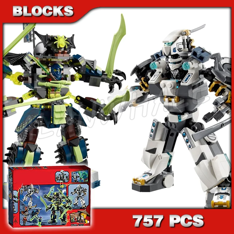 Конструктор Titan Mech Battle пещера Зейна-Энштейна ня 757 деталей детские игрушки