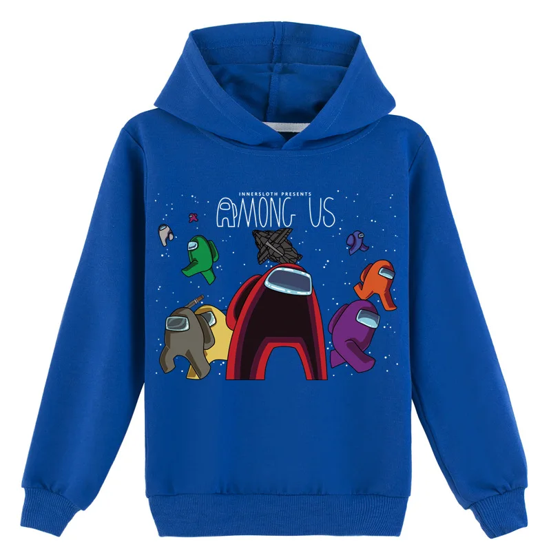 

DLF 2-16Y 2020 Video Game Among Us Hoodie Kids Sweatshirt Boys Hoodies Impostor Streetwear Girls Fall Clothes Children Hoody Top