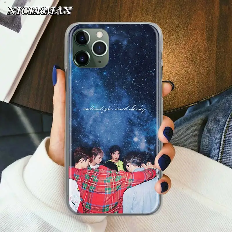 

iKON KPOP kpop Boys Phone Case for iPhone 11 Pro Max 7 8 SE 2020 X XR XS MAX 6 6s Plus 7+ 8+ 5 5s Hard Cover Coque