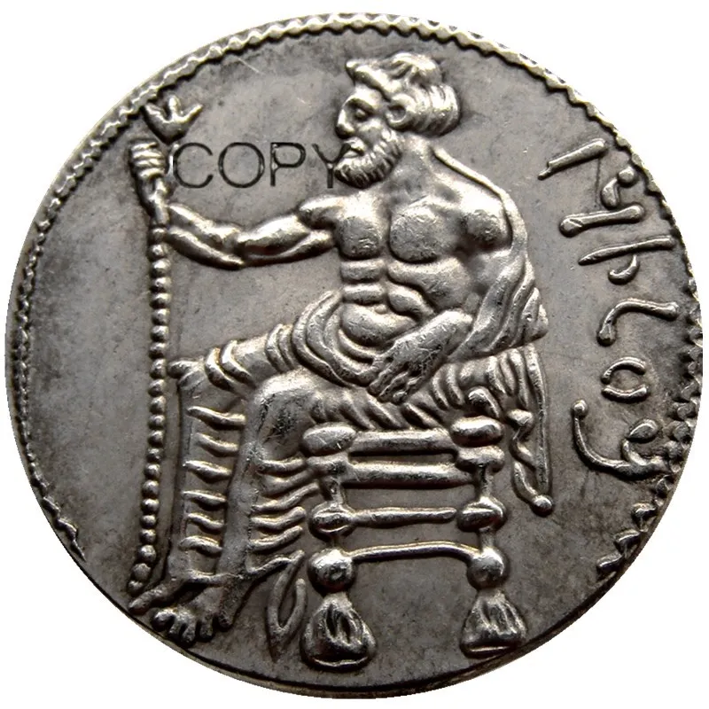 G(08)Tarsus Pharnabazos Satrap of Cilicia 380-3743 BC Посеребренная копировальная монета | Дом и сад