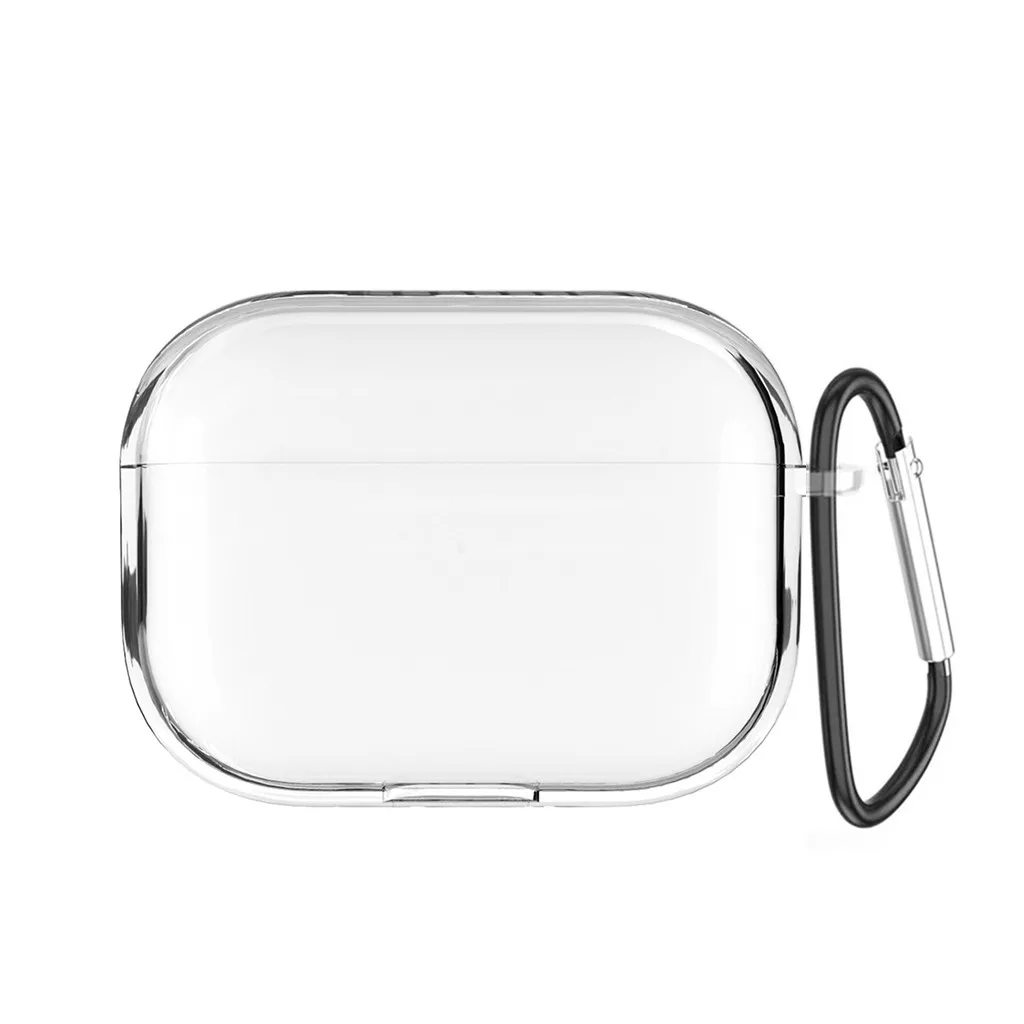 Прозрачный чехол из ТПУ для Airpods Pro беспроводные наушники Bluetooth защитный Apple Air Pods 3