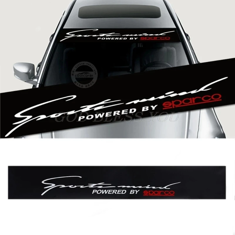 

Car Front And Rear Windshield Sunshade Sticker Reflective Decoration Decals