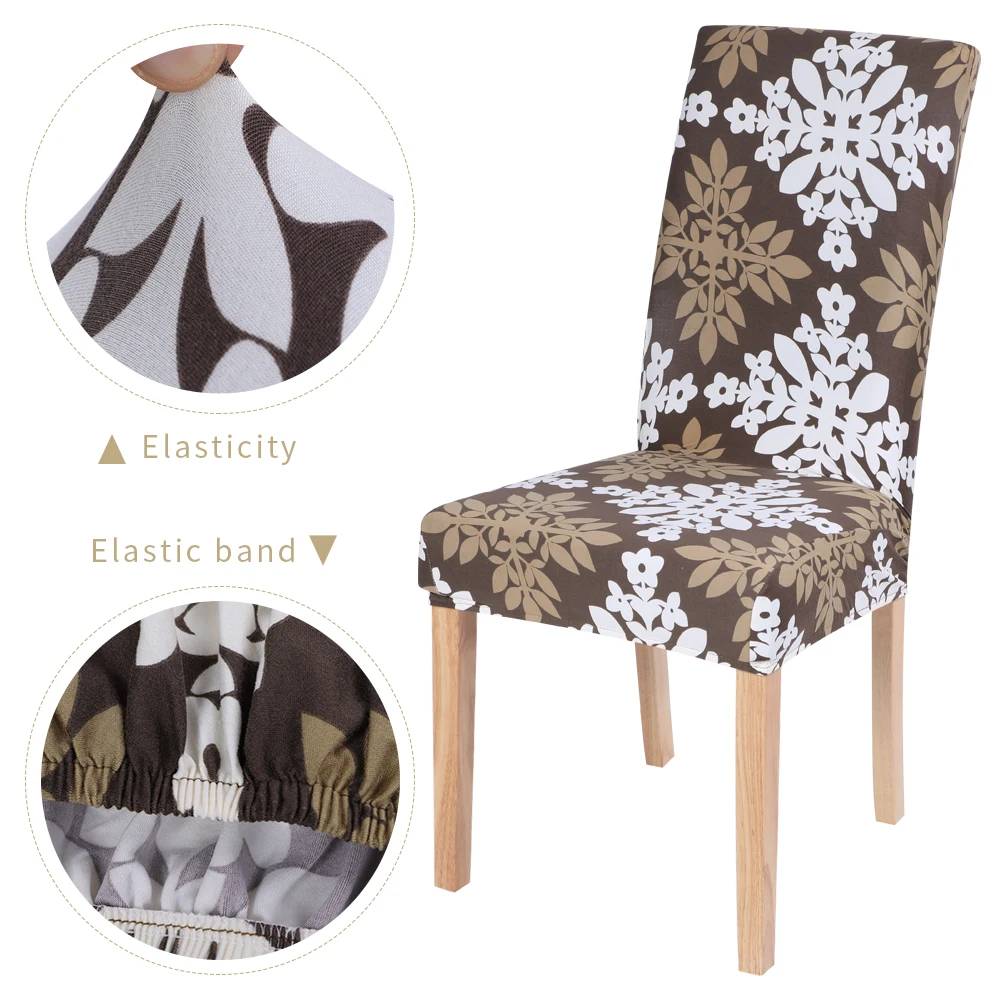 1 шт. спандекс чехлы на стулья съемные моющиеся Чехлы для столовой эластичные