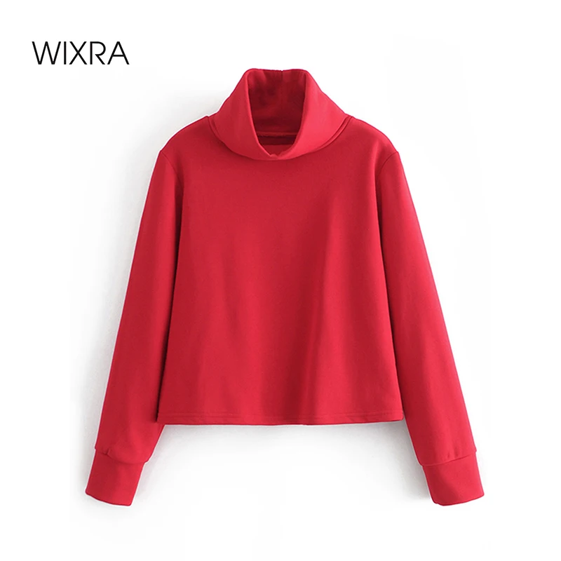

Wixra/Однотонный свитер; Сезон осень-весна-зима; Пуловер с длинными рукавами; Универсальные повседневные флисовые топы с круглым вырезом для ж...