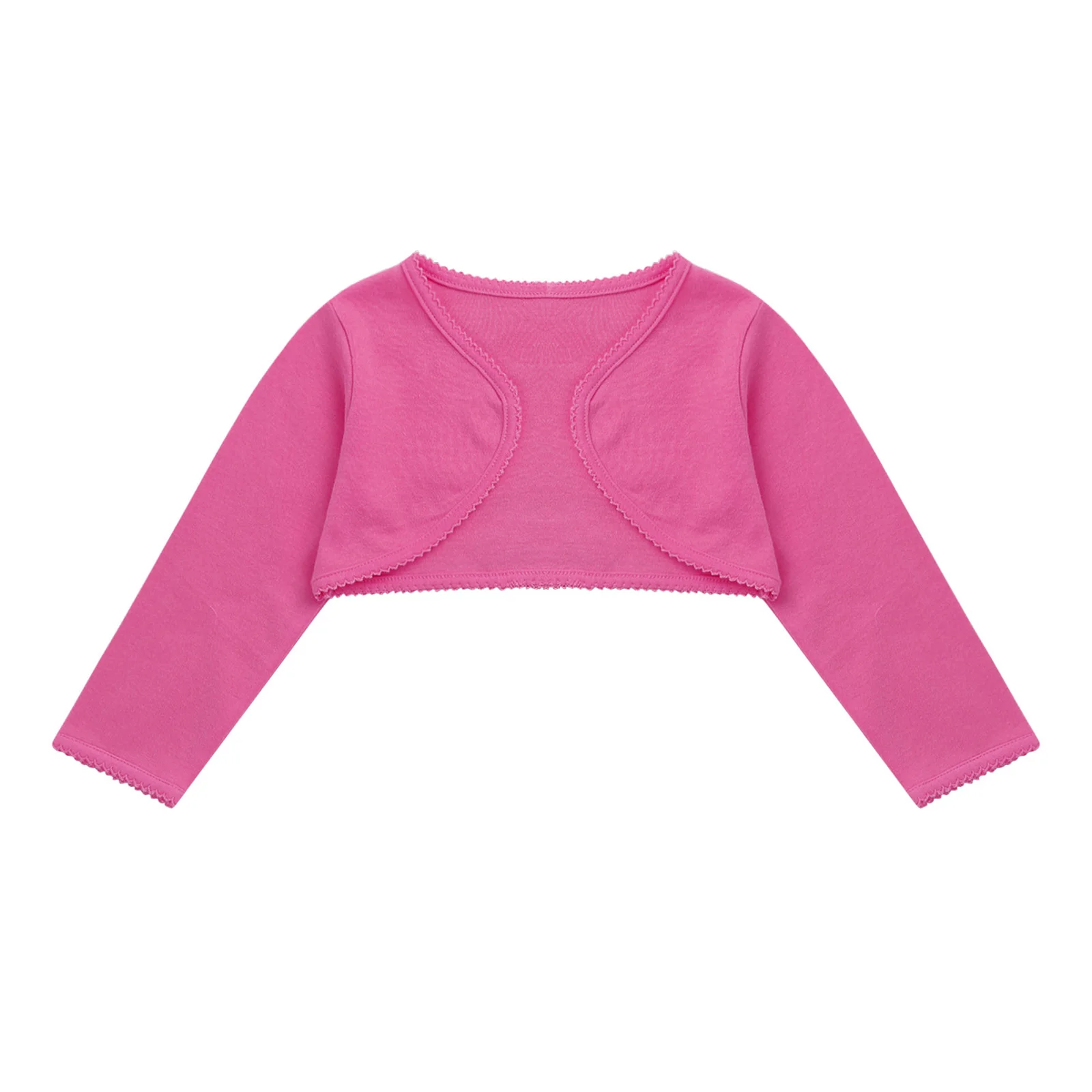 Трикотажный кардиган с длинным рукавом для маленьких девочек |