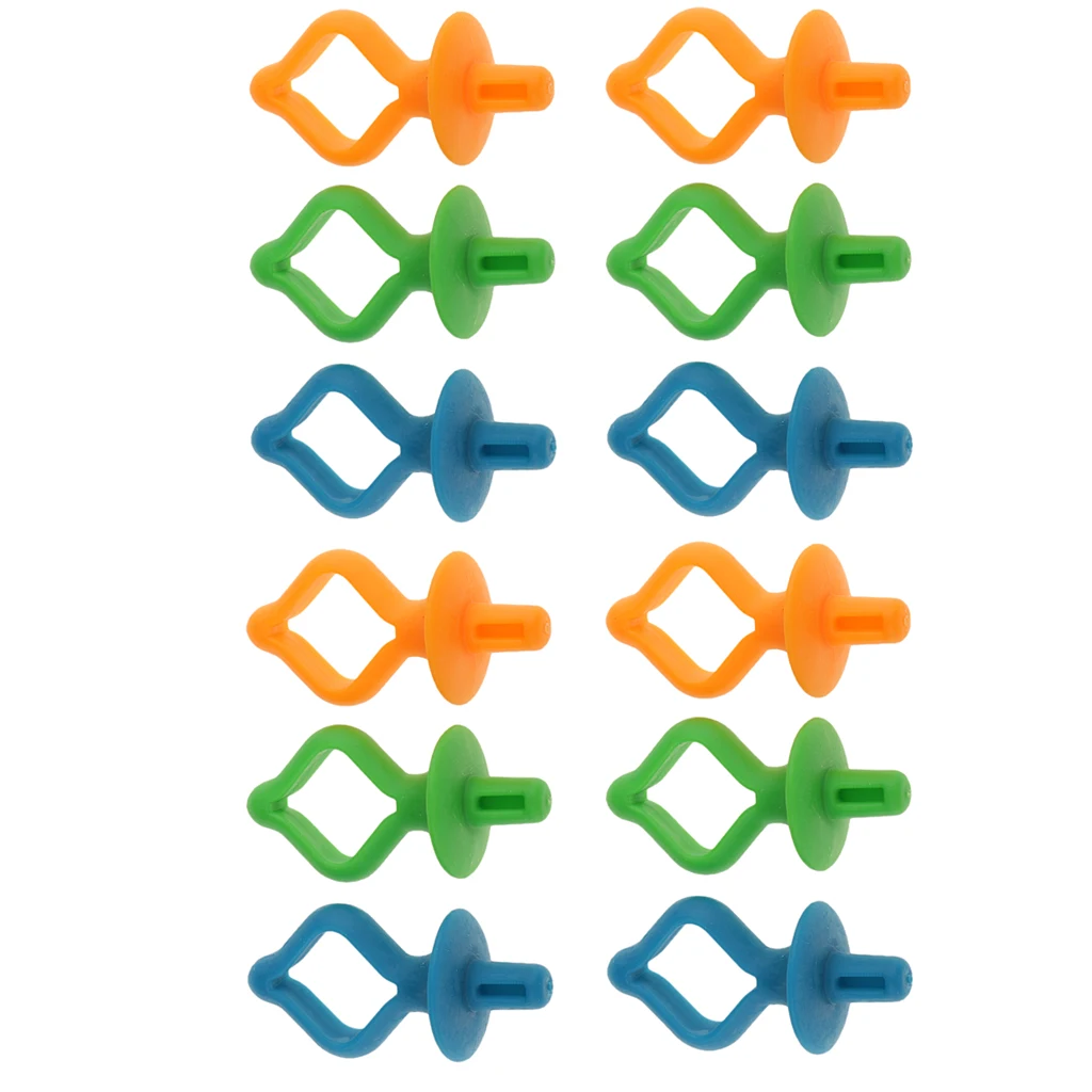 

Set of 12 Bobbin Holders Clamps Bobbin Great for Embroidery Quilting and