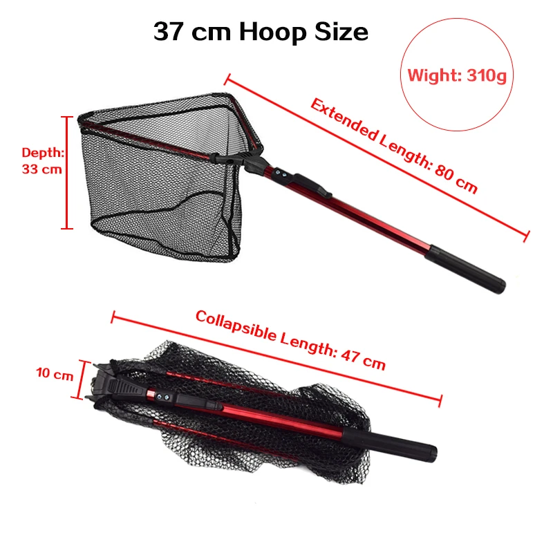 Портативная треугольная рыболовная салазка 80 см из алюминиевого сплава