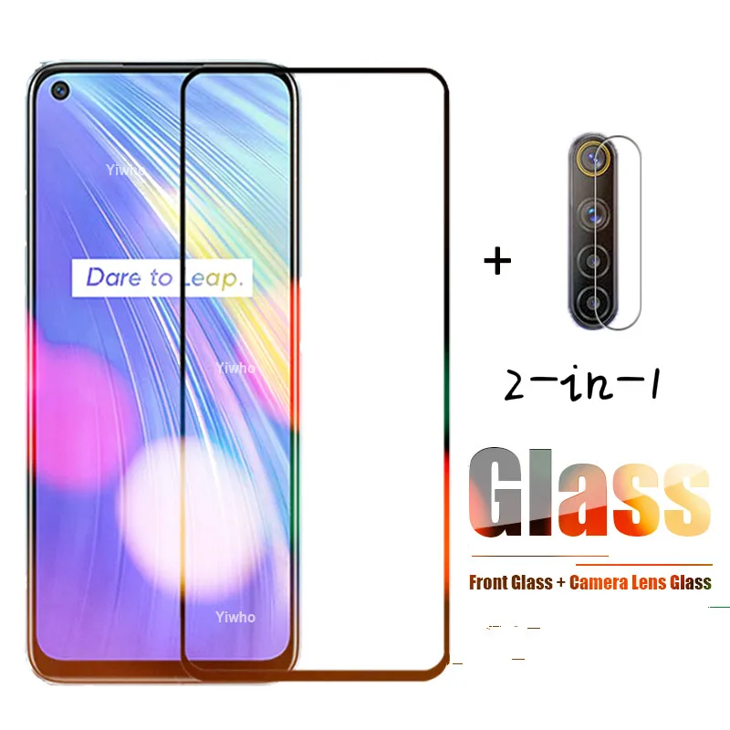 2 в 1 для OPPO Realme 6 Pro Camera стекло линзы 6Pro Защитная пленка экрана из закаленного