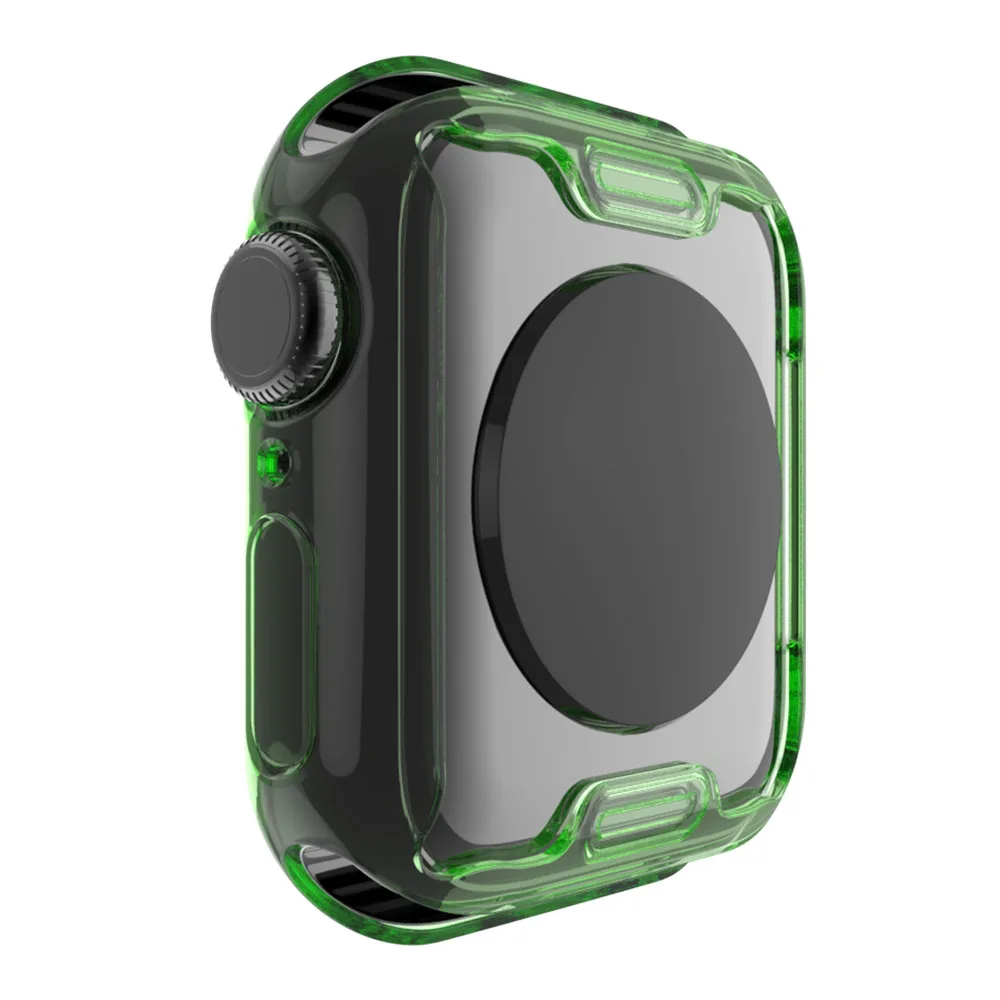 Мягкий чехол из ТПУ для Apple Watch Series 4 Case 40 мм 44 полный защитный Экран Защитная