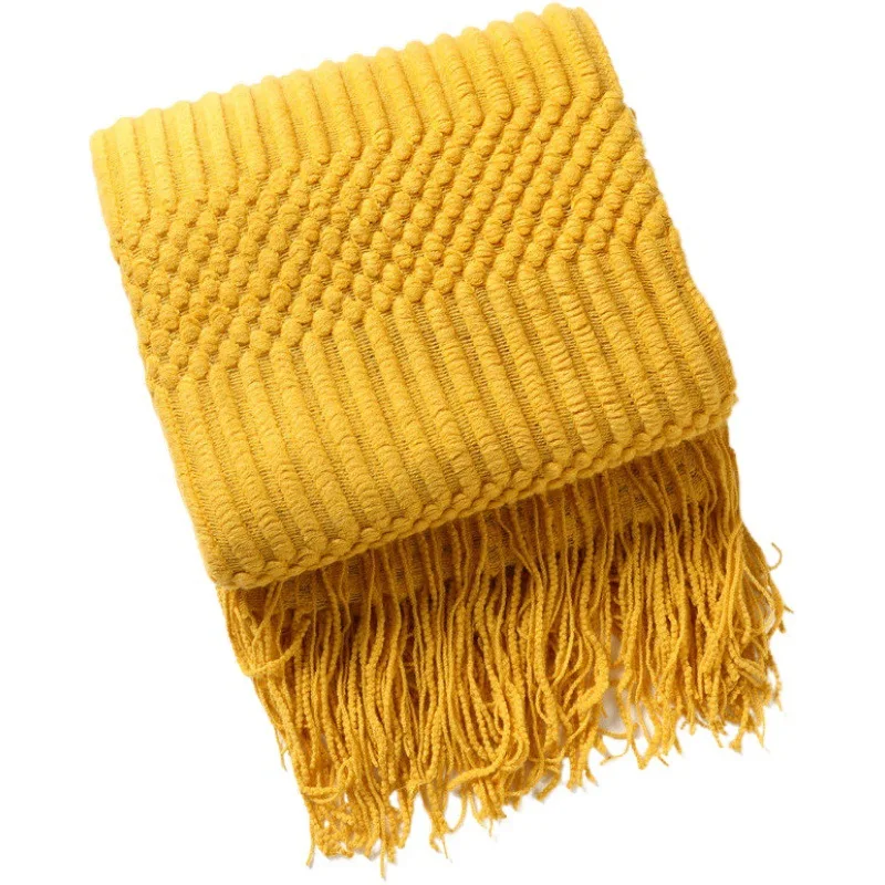 

Nordic Knitted Blanket Sofa Bed Decorative Bed Thread Blankets Sofa Office Nap Throw Blankets Soft Towel Bed Plaid Tapestry