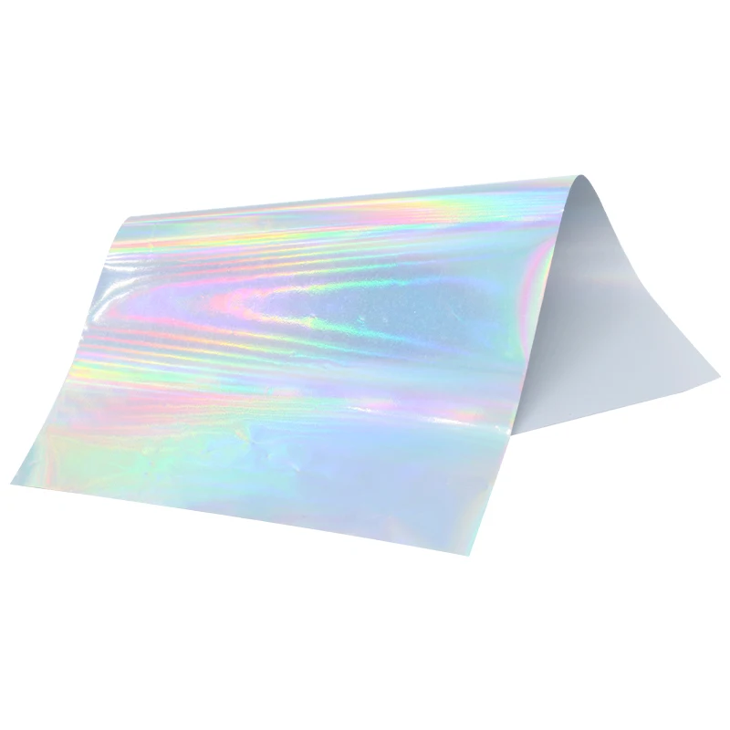 

Laser Silver 8 x 15cm 50 Sheets Hot Stamping Foil Paper Transfer Laminator Foil for Hard Box and Plastic Material
