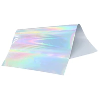 laser silver 8 x 15cm 50 sheets hot stamping foil paper transfer laminator foil for hard box and plastic material