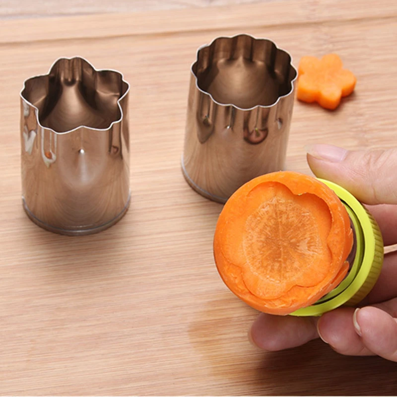 8 шт. креативные формы с принтом печенья из мультфильма цветочный тип овощные