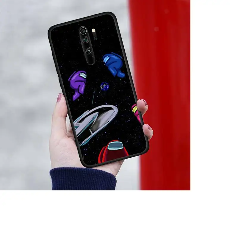 

ZFGHSHYQ Soft Cover Space Among Us Phone Case For Redmi 7 8 9 A K20 30 Pro Note 8 9 Pro 9s
