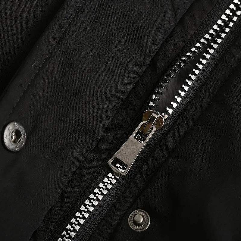 Новая зимняя утепленная женская хлопковая одежда повседневное Свободное пальто