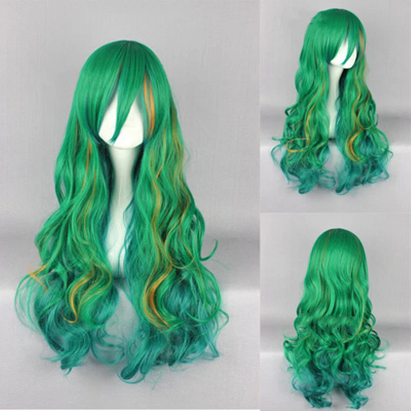 Женский костюм для косплея Yowamushi Pedal Makishima Yusuke Green Long термостойкие синтетические