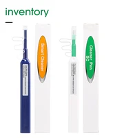 2pclot one click cleaning pen fiber cleaner 1 25mm lc 2 5mm sc for fibre optic connector sc fc st universal connector
