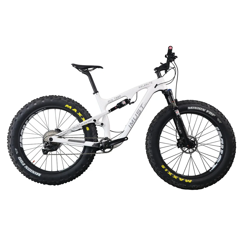 26ER полностью подвесная карбоновая рама для велосипеда, новые рамы для fatbike 200x51, задний амортизатор, 120 мм, для путешествий, размер SN04, 16, 18, 20 дюймов