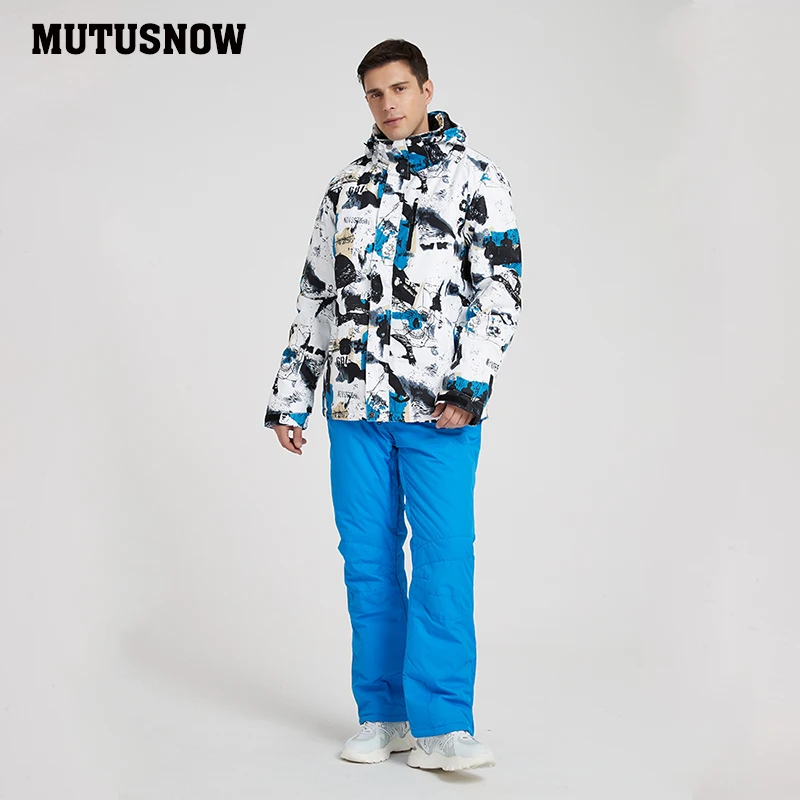 Новинка 2020 мужской уличный лыжный костюм взаимsnow ветрозащитный