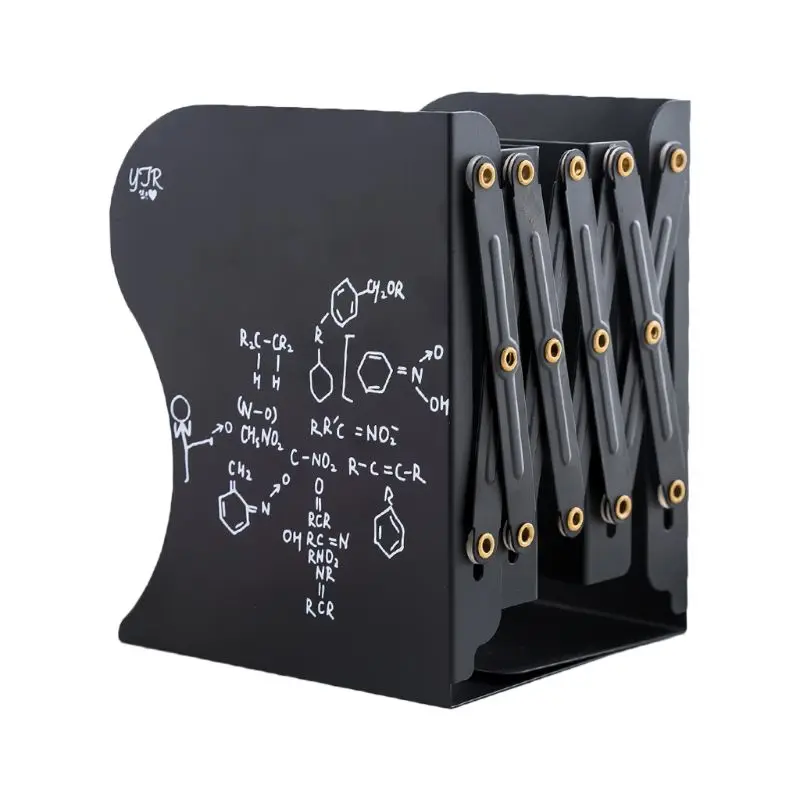 

Metal Retractable Bookends Support Stand Holder Shelf Adjustable Bookrack Organizer School Office Supplies
