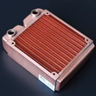 Ke Ruiwo 120 мм полностью красный медный радиатор 45 мм Толщина водяного охлаждения Радиатор подходит для вентиляторов 120 мм