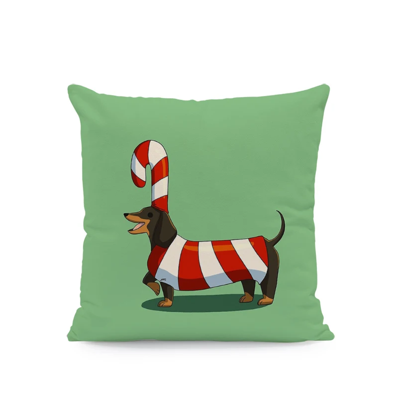 Милая аниме собака наволочка корги такса торт шар плавающее кольцо диван