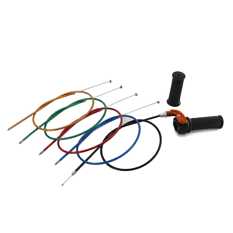 

Twist Throttle Accelerator 3 stage Grip + Cable For 47cc 49cc Mini Dirt Bike Quad Pocket