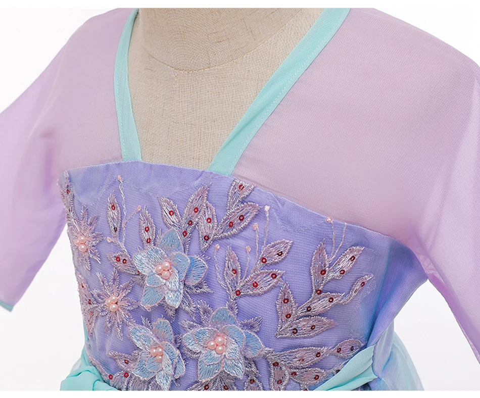 Платье принцессы хуамулан полный комплект наряд для вечерние ринки детская