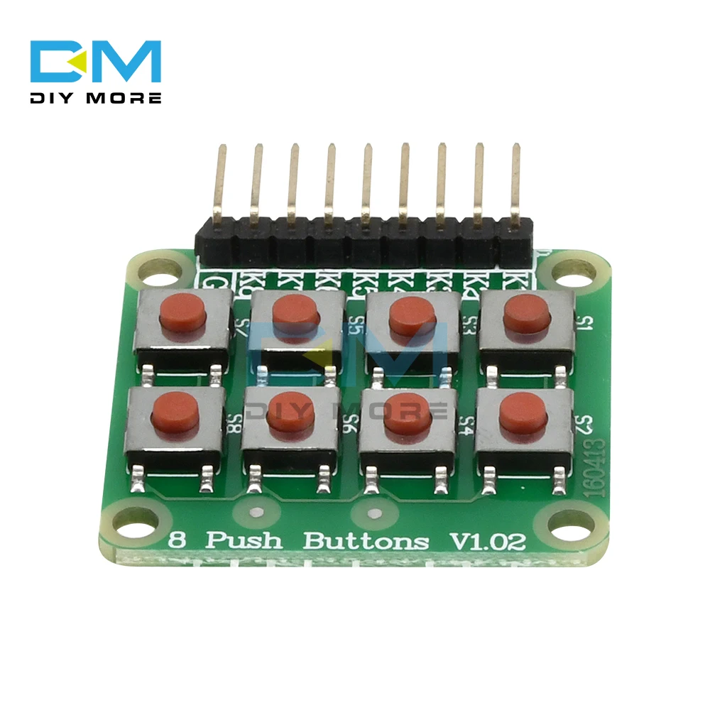 2x4 клавиатуры 4x2 8 кнопочных кнопок V1.00 кнопочная Матрица Кнопка для Arduino AVR PIC 2*4