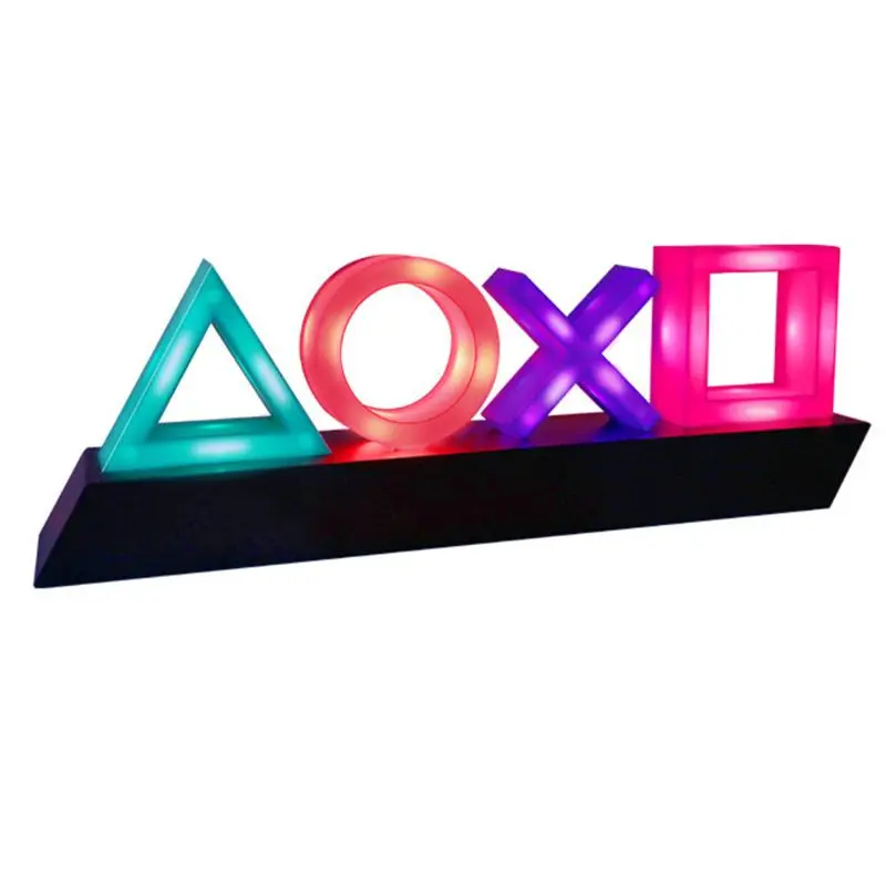 Игровой значок Playstation Sign с голосовым управлением светильник акриловая атмосфера