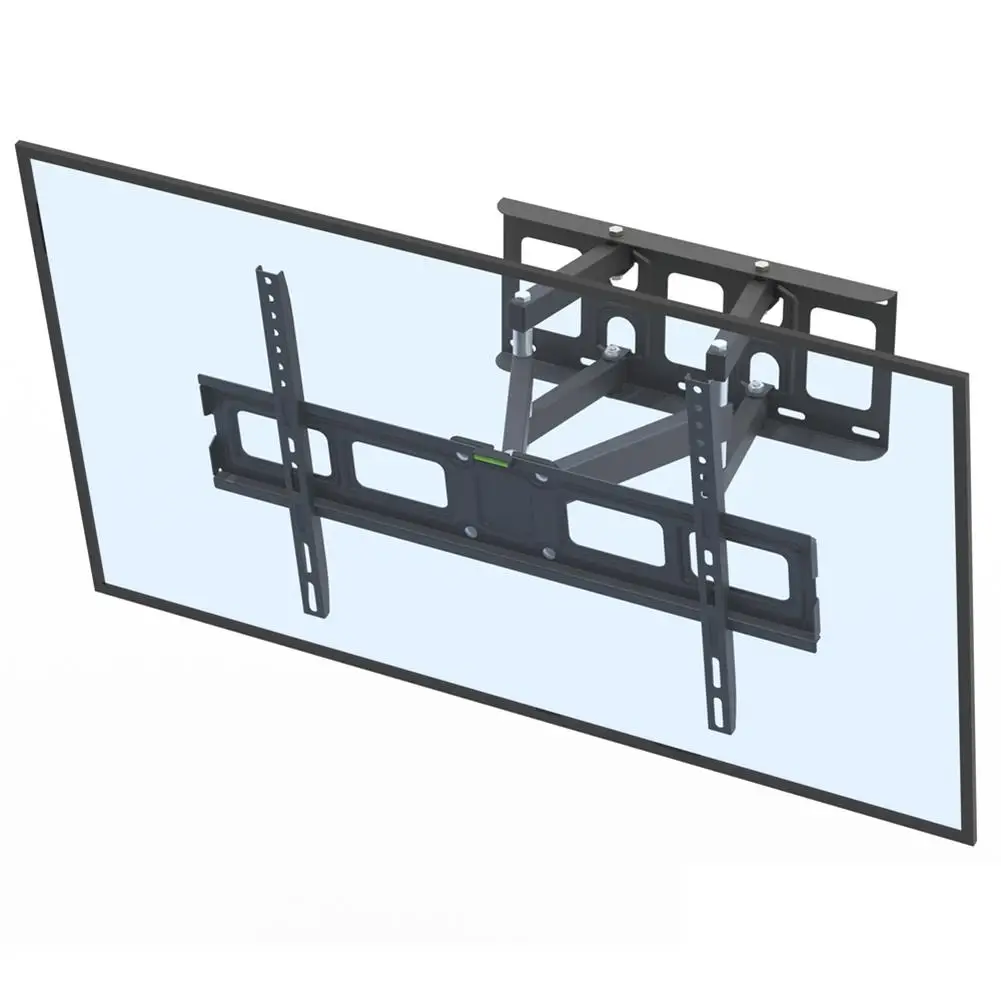 

32-70" Black Simple Large TV Base Stand Bracket Bearing 50KG Frame Holder