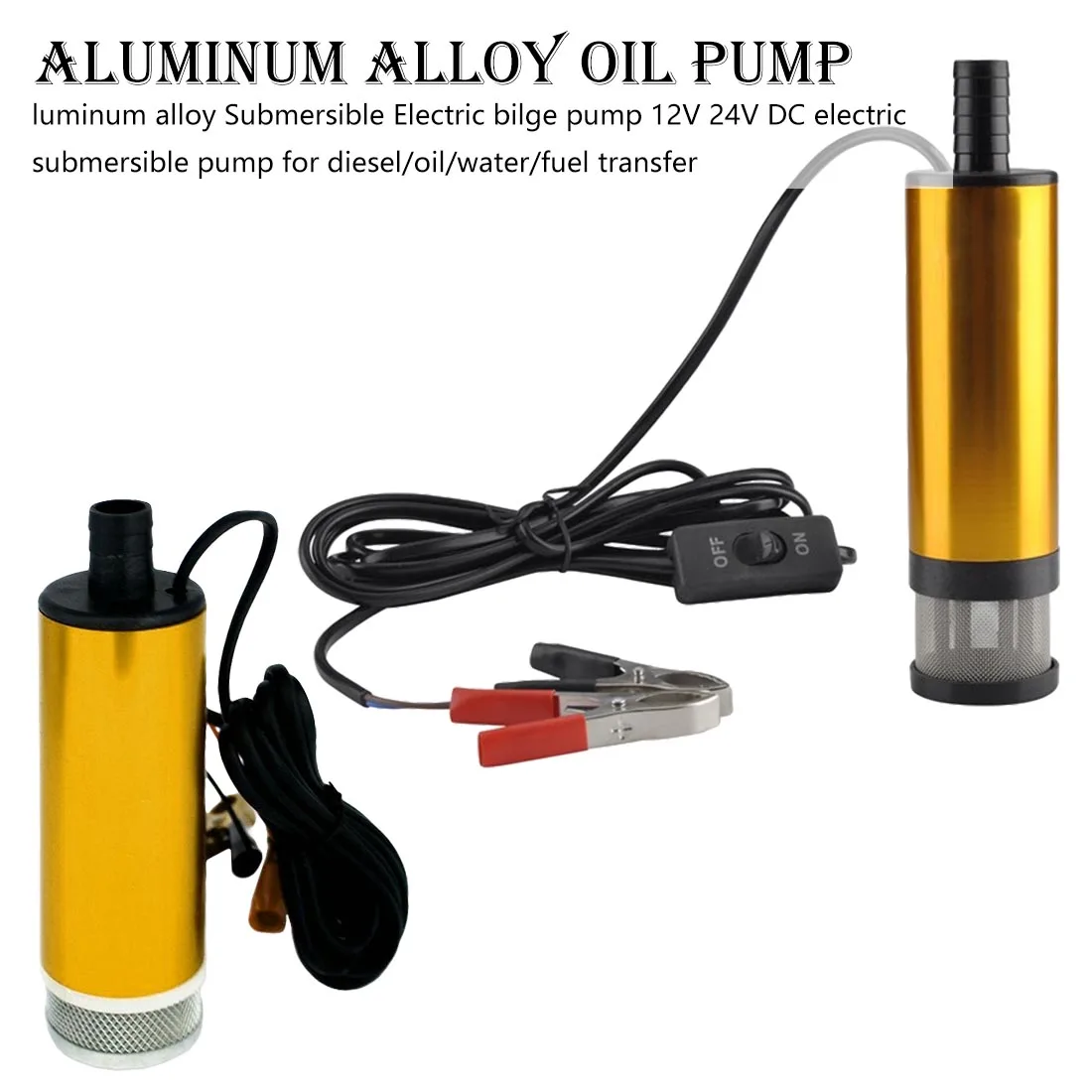 Электрический погружной насос для перекачки портативный мини дизельный