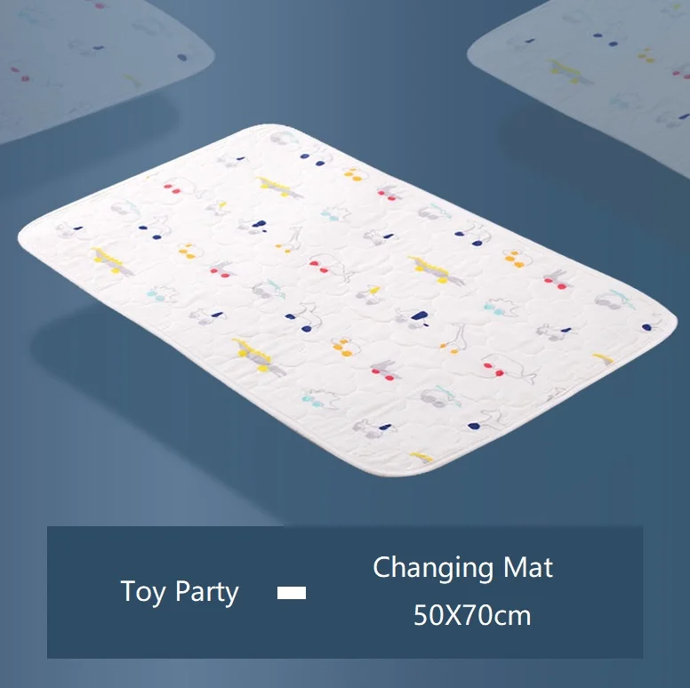 Toy Party 50X70cm Пеленальный Коврик, детская Пеленка, Портативная сумка для подгузников, водонепроницаемый клатч, пеленка для младенцев, пеленка, подушечки, простыня, аксессуары для стола - Цвет: Toy Party 50X70cm