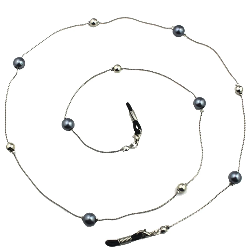 

Faux Pearl Beaded Chain Reading Eyeglass Holder Lanyard Reading Holder Strap
