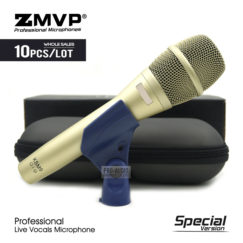 10 шт./лот Специальный выпуск KSM9C Профессиональный живой вокал динамический