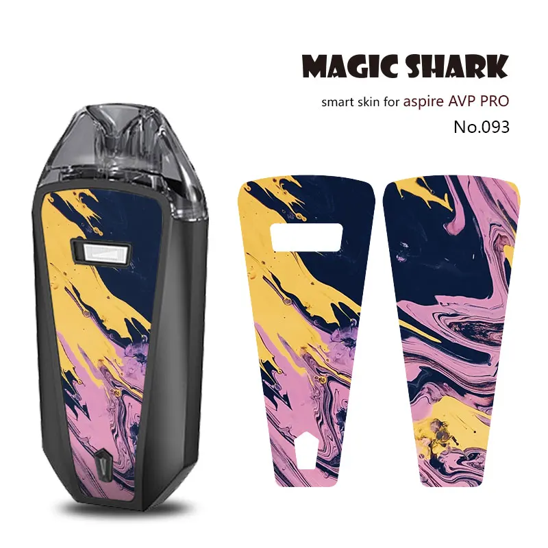 Ультратонкий кожаный чехол-наклейка с рисунком дракона жемчуга для Aspire AVP Pro |