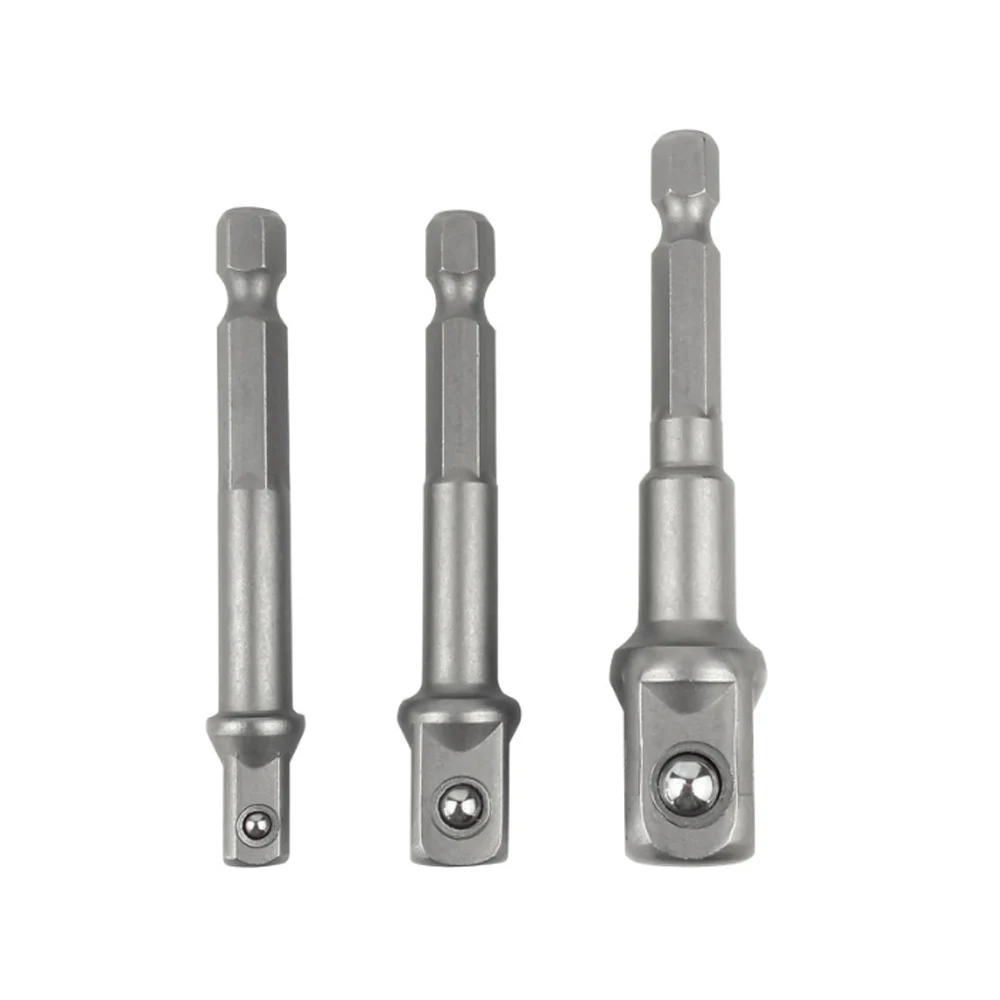 

New 3 Pcs Set Driver Adapter Hex Wrench Extension Drill Bits Socket Adapter Power Extension Bit Set for Drills Nut Driver