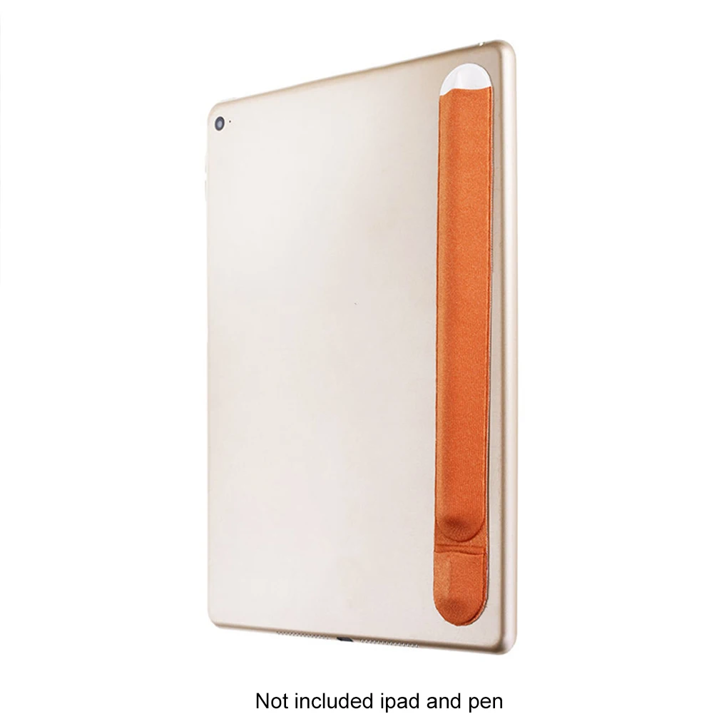 Стикер чехол карандаш защитный карман искусственная фланель универсальный портативный держатель Эластичный Нескользящий задний клей для IPad