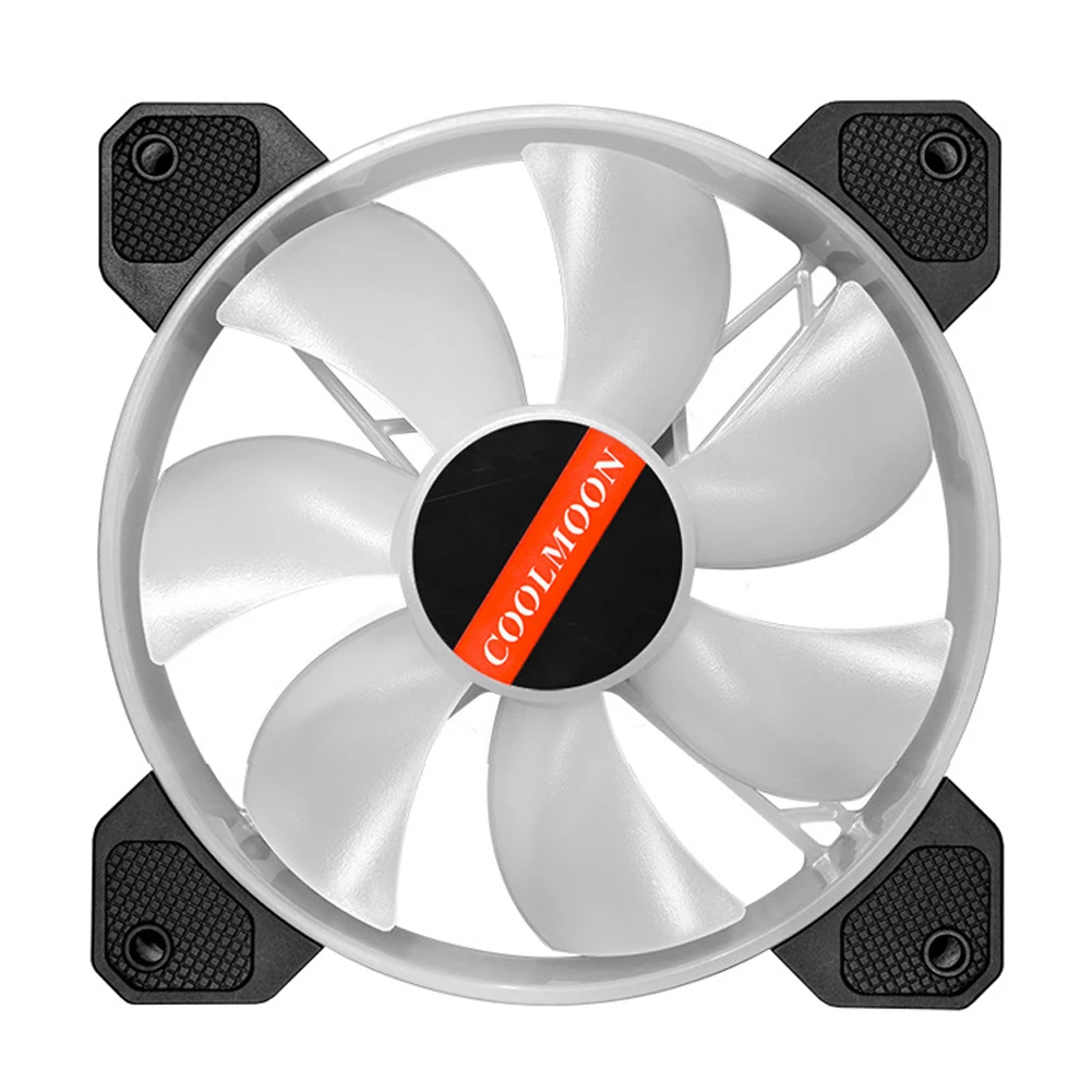 

3pcs/set Colorful With Music Rhythm Home Office 120mm For Desktops PC Adjustable Speed Multifunction Computer Cooling Fan Quiet