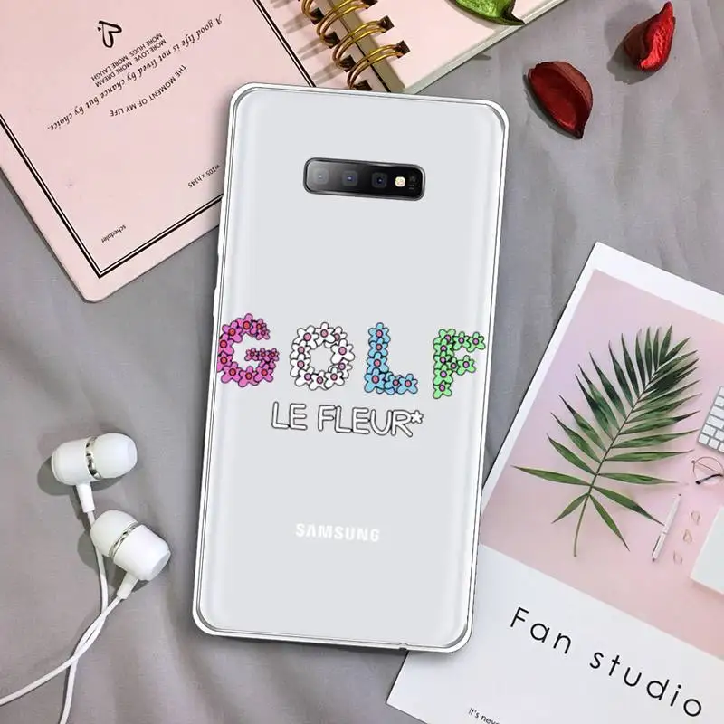 

Golf Wang TYLER THE CREATOR Phone Case Transparent For Samsung Galaxy A 71 21s S note 8 9 10 plus 20 ultra