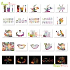 Настенный постер с красочными зубами для стоматологической клиники, настенная Картина на холсте, скандинавский постер с дантистом, настенные картины для гостиной, Декор без рамки