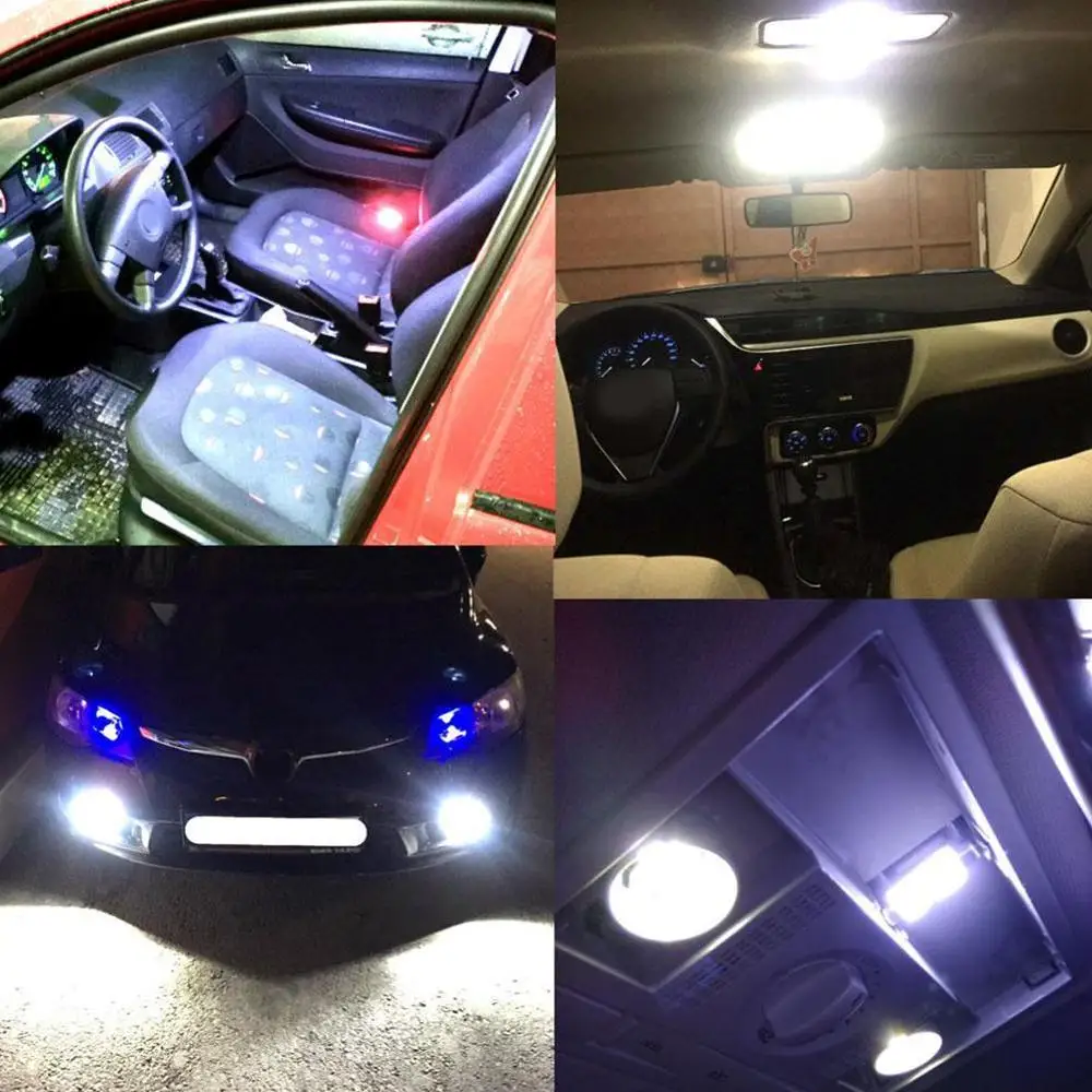 2 шт w5w светодиодный T10 Светодиодный лампочки Canbus 30301 SMD 3014 для Стоянкы Автомобилей Автомобиля сигнальный фонарь, интерьерная карта Потолочные плафоны дневные ходовые огни 12V Белый Амер яркий