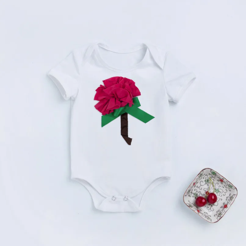 Лидер продаж Одежда для новорожденных боди с принтом в виде сердца маленьких