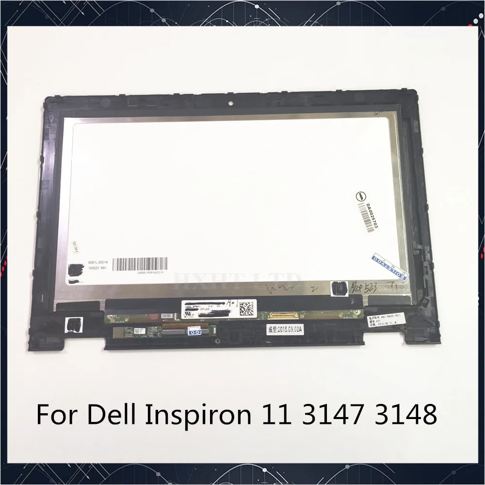 Оригинальный сенсорный ЖК экран для Dell Inspiron 11 3147 3148 3000 LP116WH6 SP A2 A3 1366*768 с рамкой