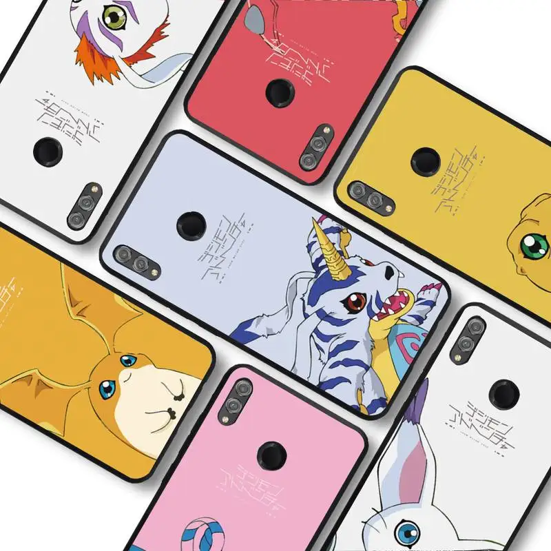 

Japanese Anime Digimon Phone Case For Huawei honor10Lite 10i 20 8x 10 for Honor9lite 9xpro Coque